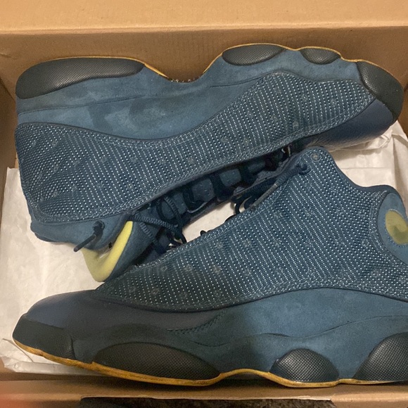 Air Jordan 13 Retro Squadron Blue - Picture 2 of 2